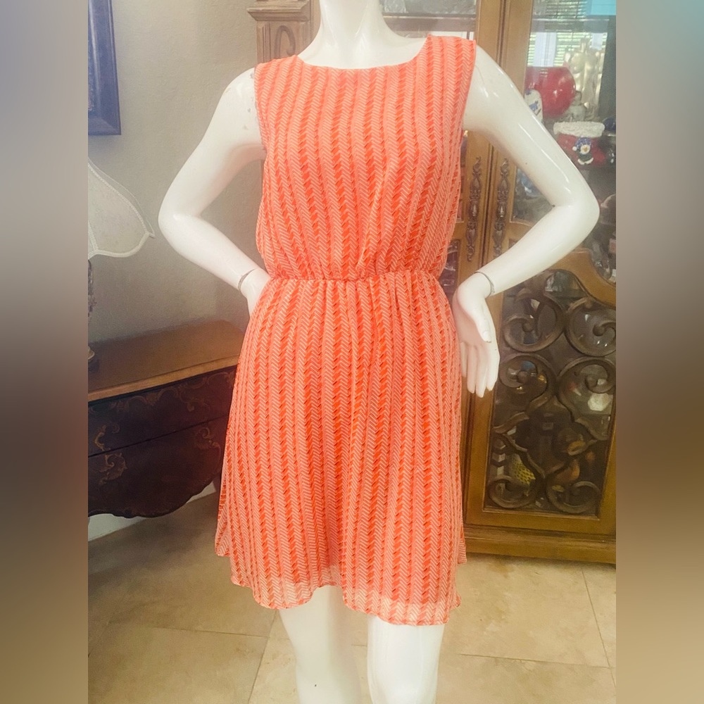 Dina Be Sleeveless Print Dress
